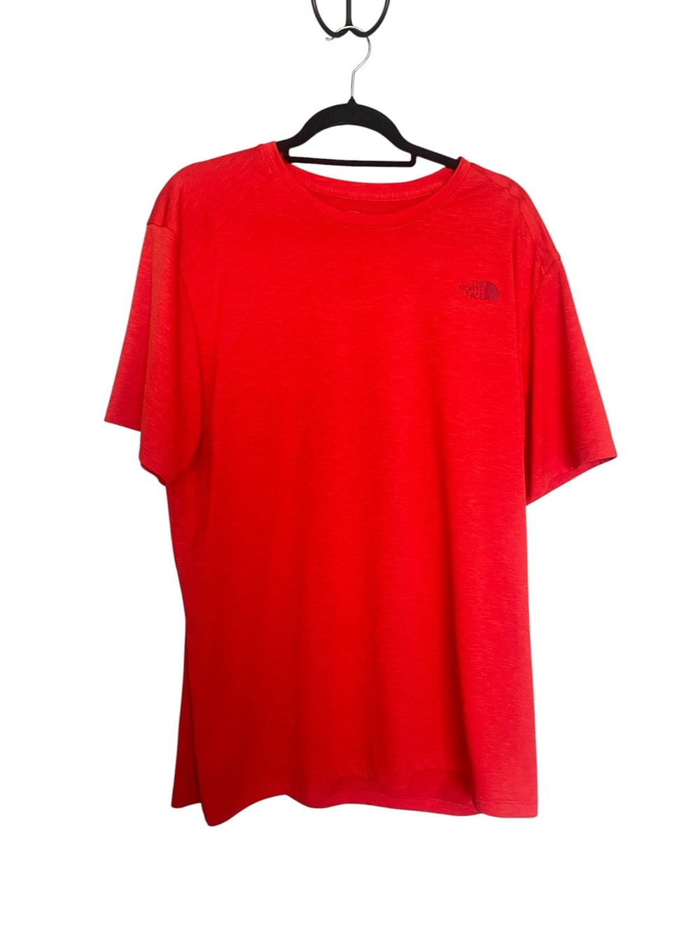 The North Face Men's Bright Red Short Sleeve Crew Tee